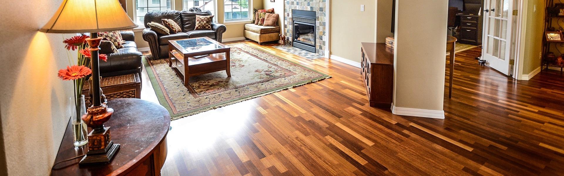 Wood flooring in modern home